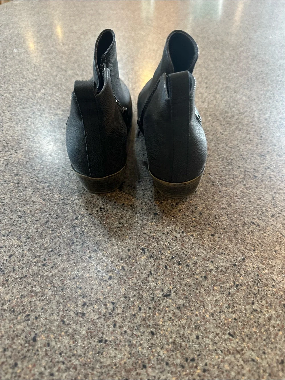 Classic Black Zip Ankle Boots